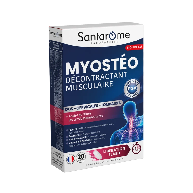 Myostéo Décontractant Musculaire - 20 comprimés