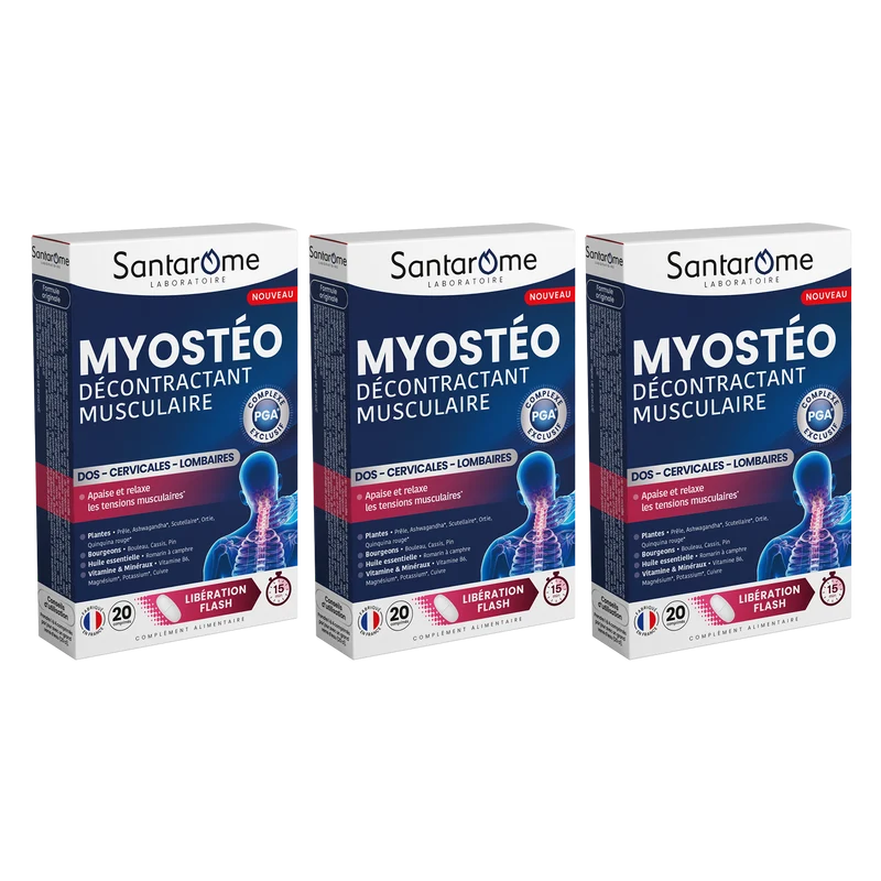 Myostéo Décontractant Musculaire - 20 comprimés
