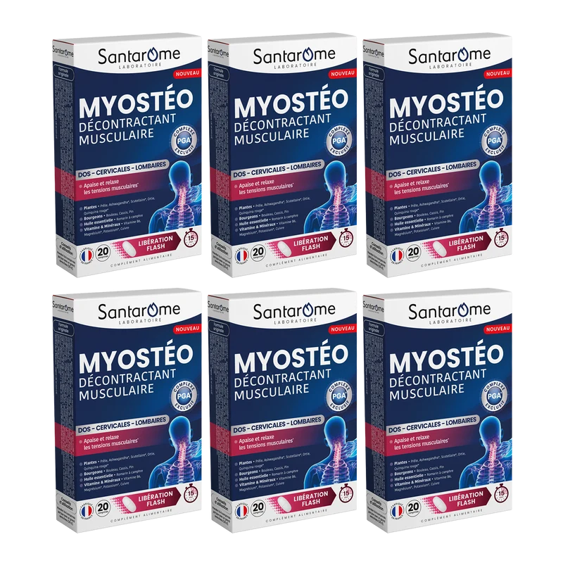 Myostéo Décontractant Musculaire - 20 comprimés
