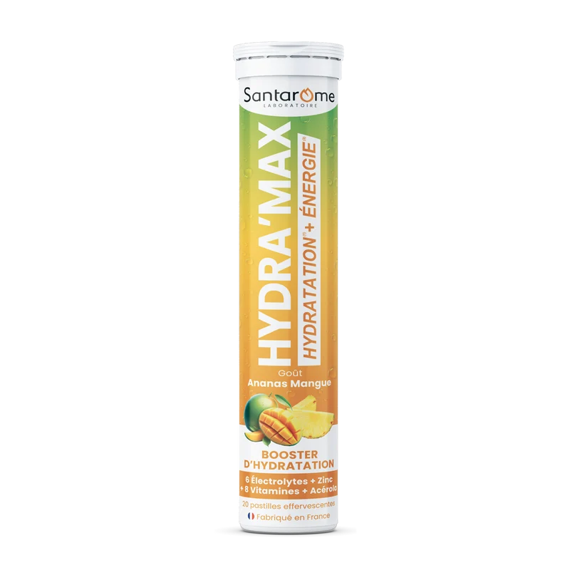 HYDRA'MAX Mangue Ananas - 20 pastilles hydratation