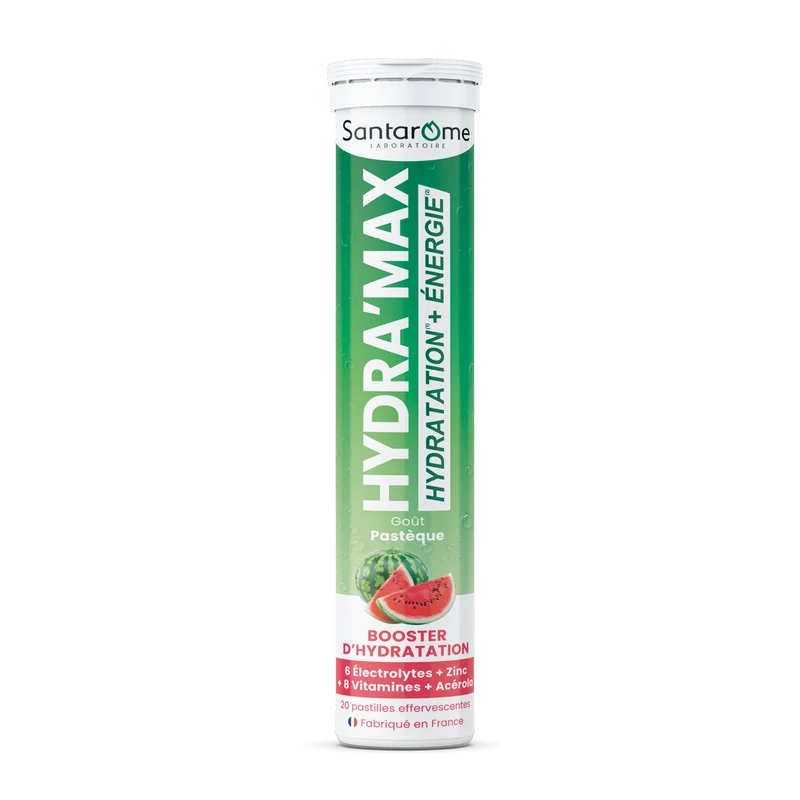 HYDRA'MAX Pastèque - 20 pastilles hydratation