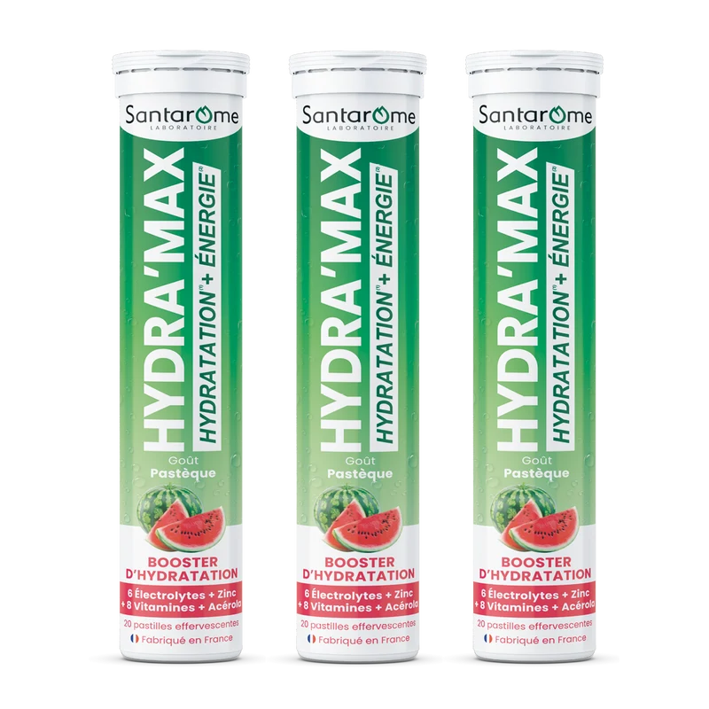 HYDRA'MAX Pastèque - 20 pastilles hydratation