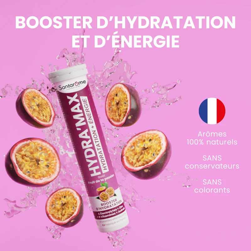 HYDRA'MAX Fruit de la passion - 20 pastilles hydratation