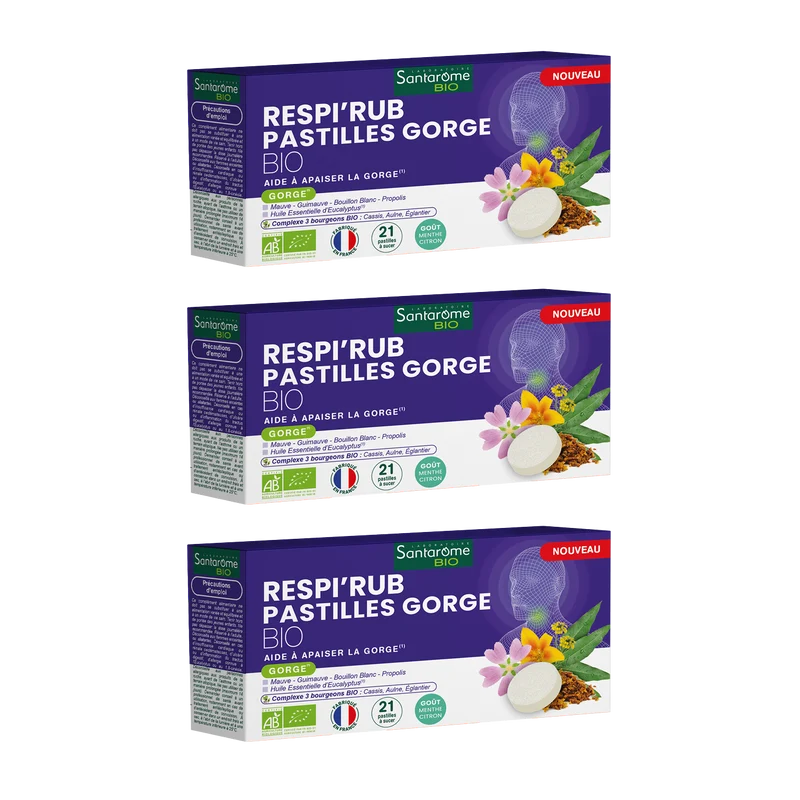 Respi'rub - Pastilles Gorge Bio