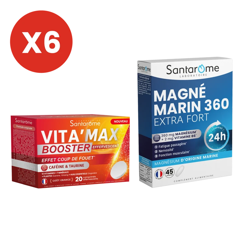 Pack Magnésium & Booster d’énergie