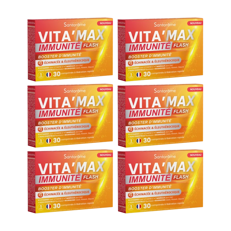 Vita'Max Immunité Flash - 30 comprimés à libération rapide