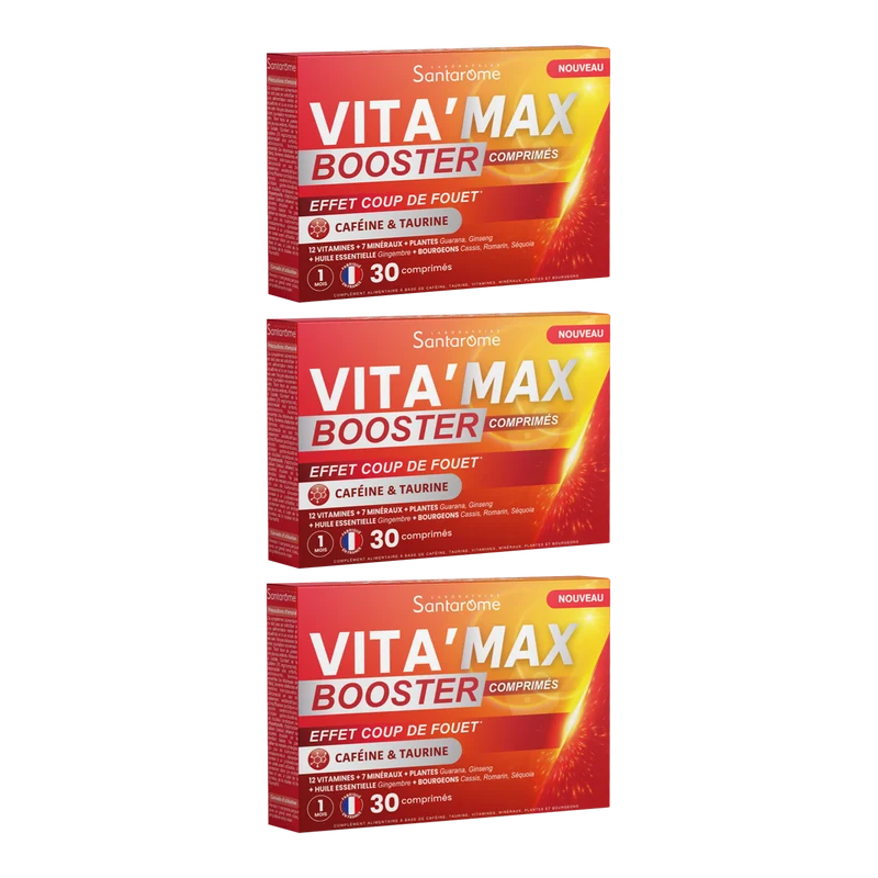 Vita'Max Booster - 30 comprimés