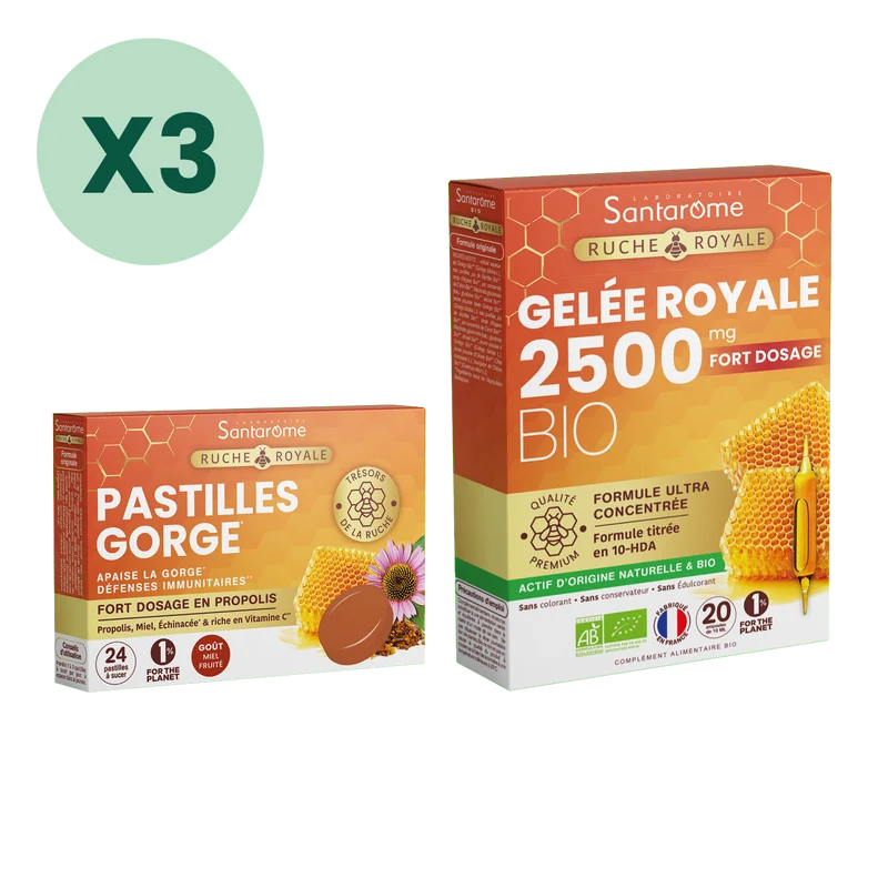 Pack Maux de gorge – Ruche Royale