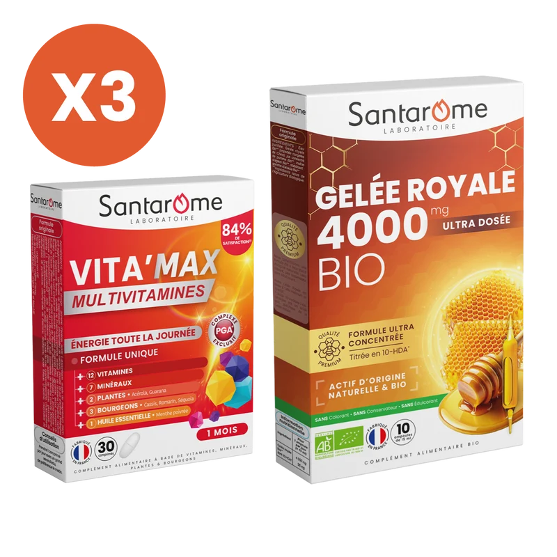 Pack Gelée Royale 4000 & Multivitamines