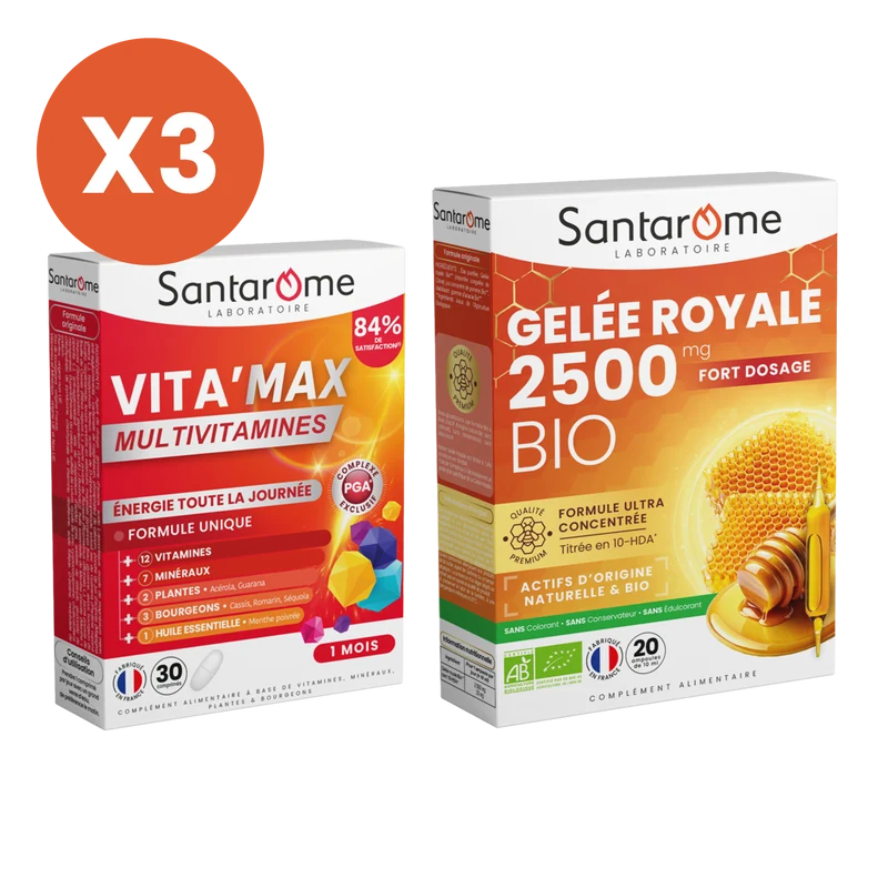Pack Gelée Royale 2500 & Multivitamines