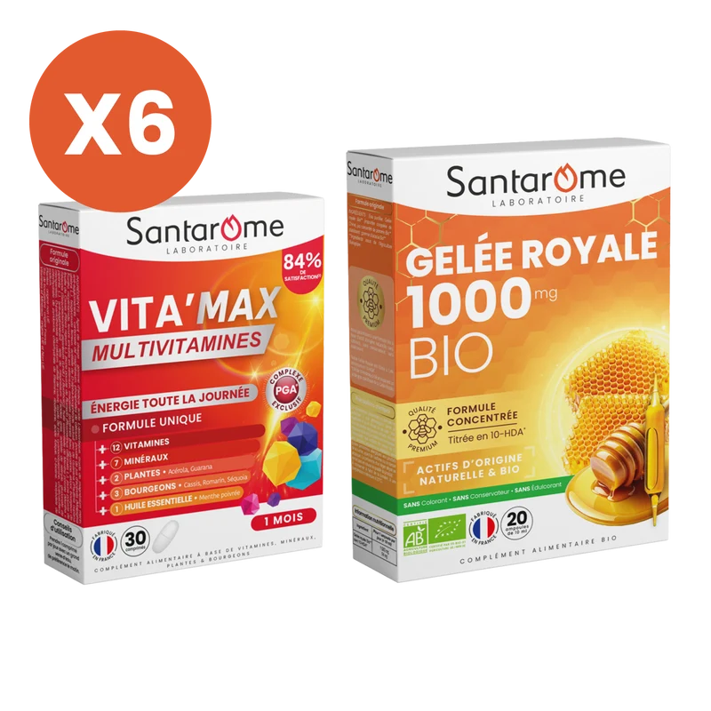 Pack Gelée Royale 1000 & Multivitamines