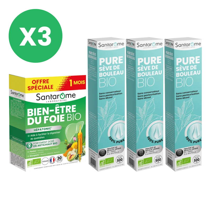 Pack Détox du Foie - 30 ampoules