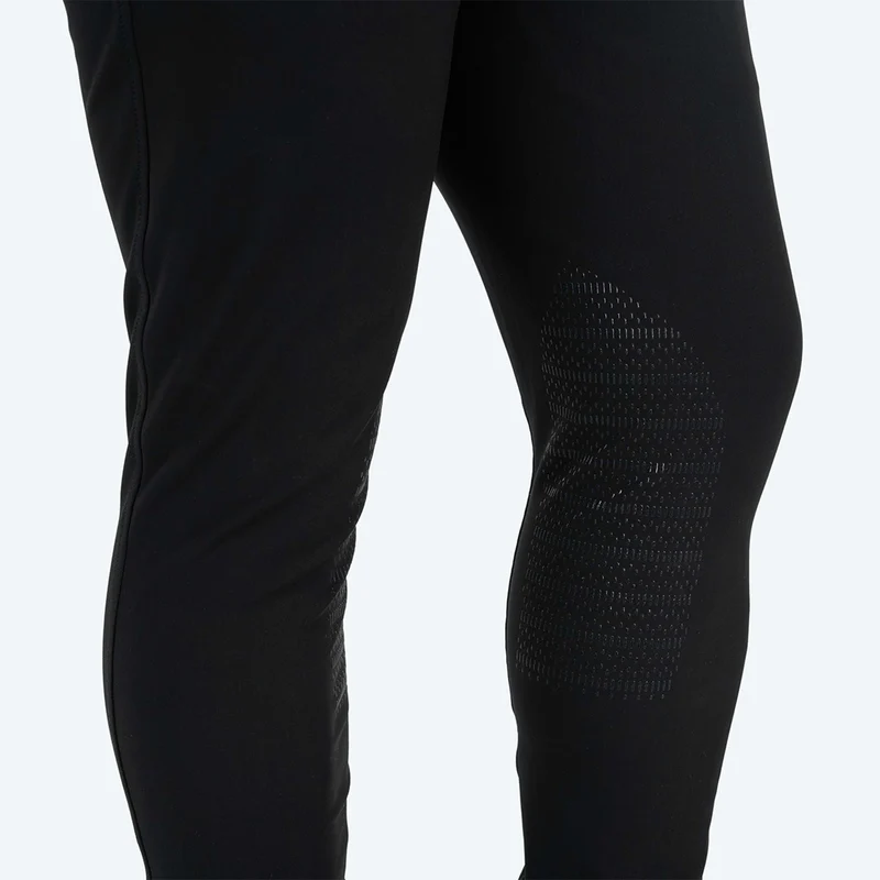 Elvera Equestrian Pantalon d'Équitation Dual Core Pro Half Seat Hommes Noir