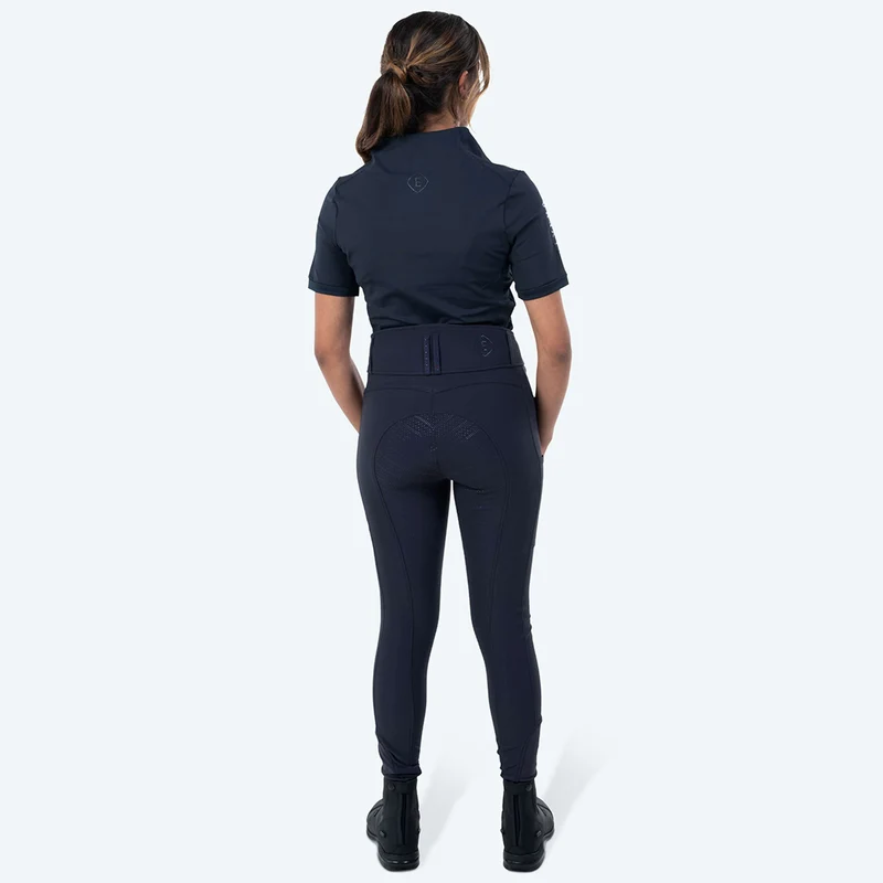 Elvera Equestrian T-shirt Randonnée EEVexa Courte Manche Marin