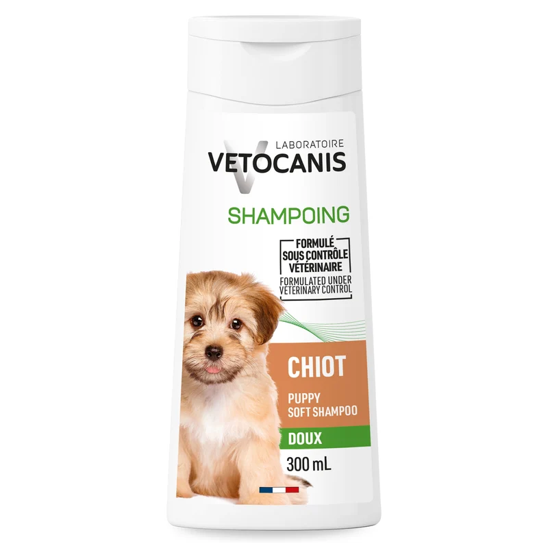 Shampoing pour Chiot, Extrait Amande Douce. 300ml