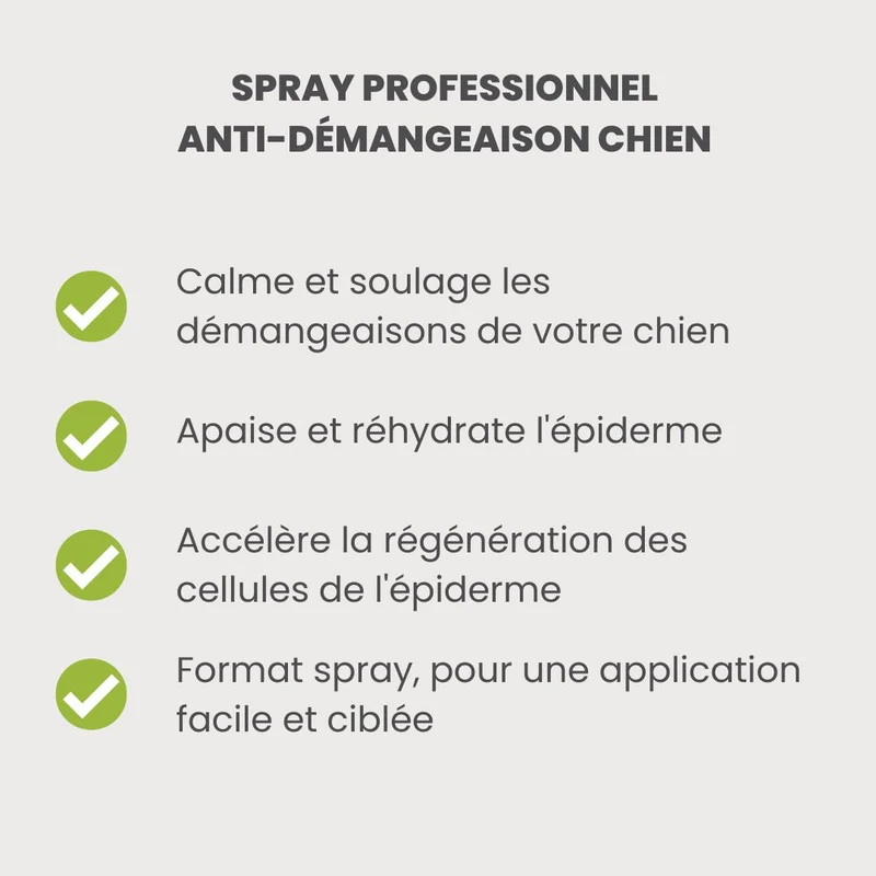 Spray Professionnel Anti-Démangeaison Chien