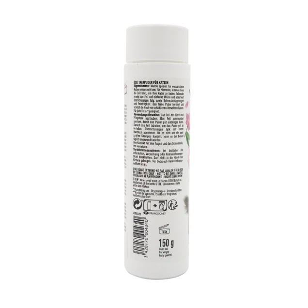 Shampoing Sec Sans rinçage pour Chat 150ml