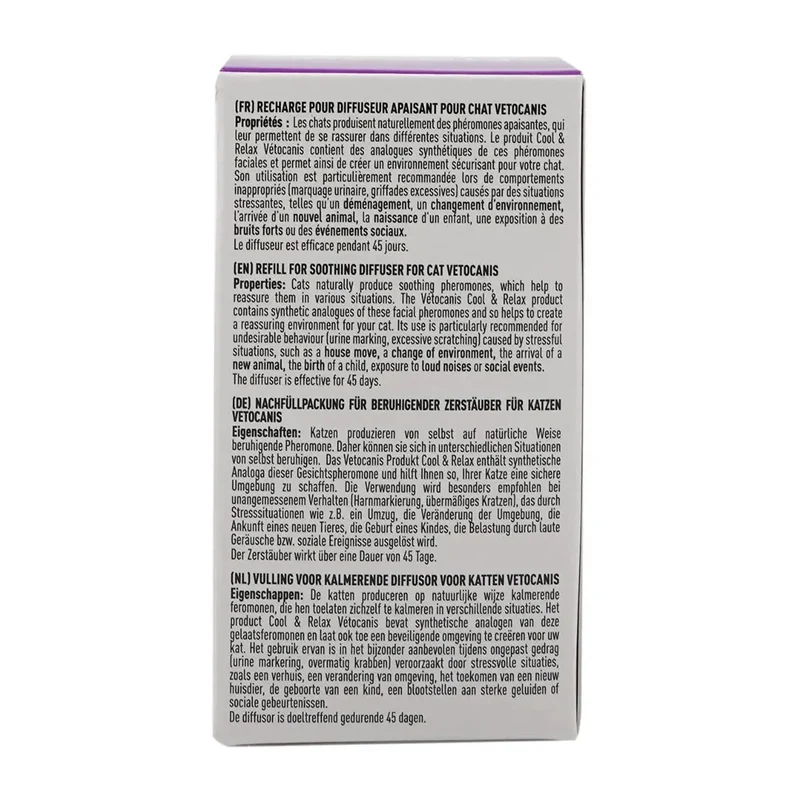 Recharge 48ml (45 jours) pour Diffuseur Apaisant Chat
