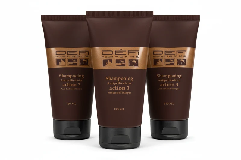 DÉFI POUR HOMME - TRIO Shampoing antipelliculaire - action 3 - 150ml