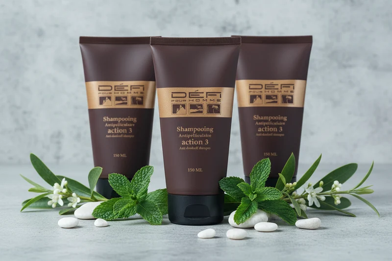 DÉFI POUR HOMME - TRIO Shampoing antipelliculaire - action 3 - 150ml