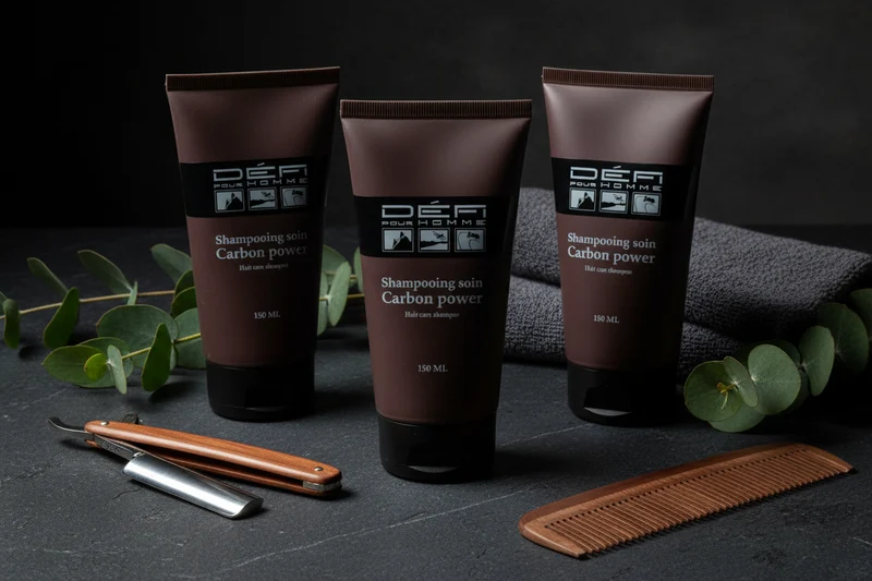 DÉFI POUR HOMME -TRIO Shampoing soin Carbon Power - 150 ml