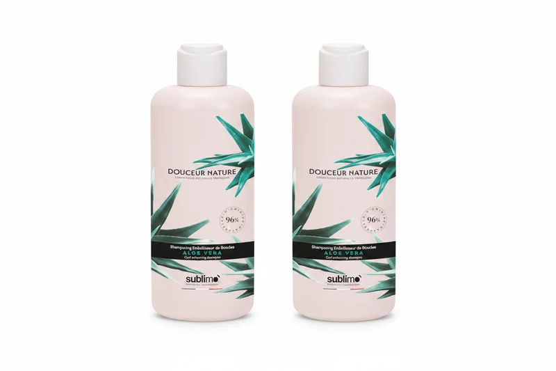 SUBLIMO - Douceur Nature - DUO Shampoing embellisseur Boucles - Aloe Vera - 250 ml