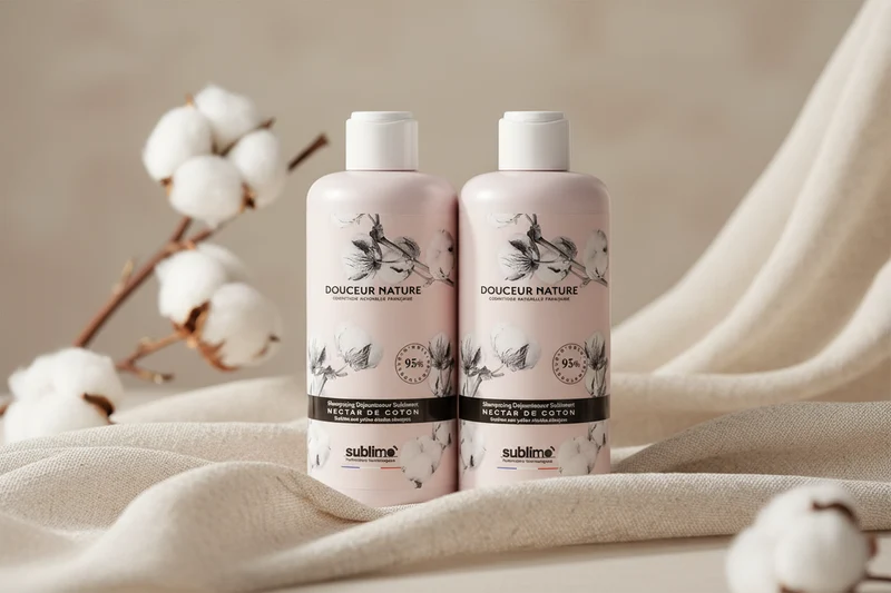 SUBLIMO - Douceur Nature - DUO Shampoing déjaunisseur Nectar de Coton - 250 ml