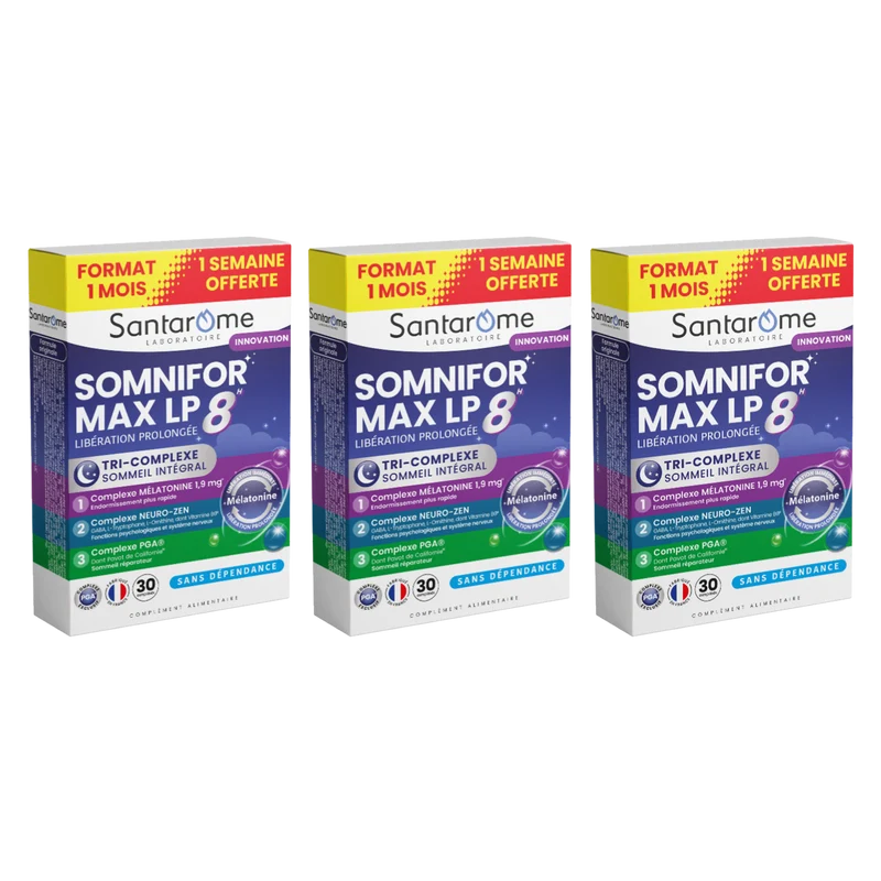 Somnifor Max LP 8h - 30 comprimés sommeil