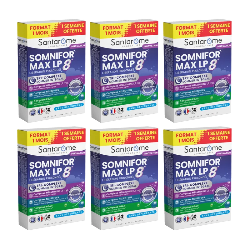 Somnifor Max LP 8h - 30 comprimés sommeil
