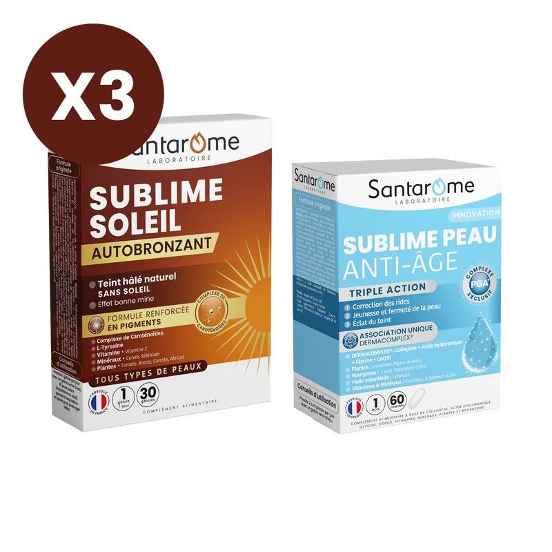 Pack Peau Sublime & Dorée - Autobronzant
