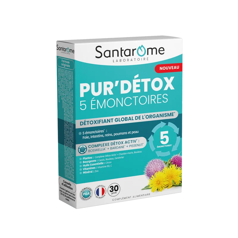 Pur'Détox 5 Émonctoires - 30 Gélules