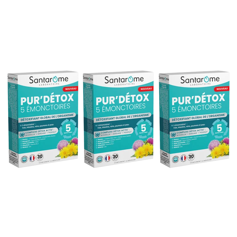 Pur'Détox 5 Émonctoires - 30 Gélules