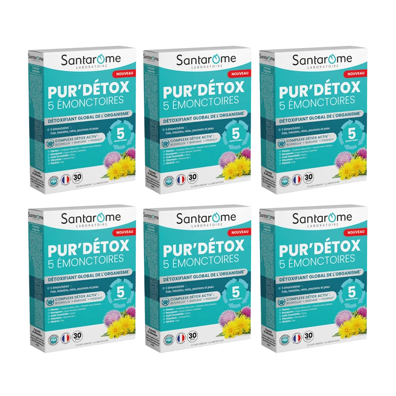 Pur'Détox 5 Émonctoires - 30 Gélules