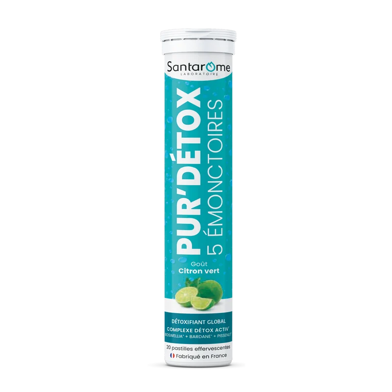 Pur'Détox 5 Émonctoires - 20 Pastilles effervescentes