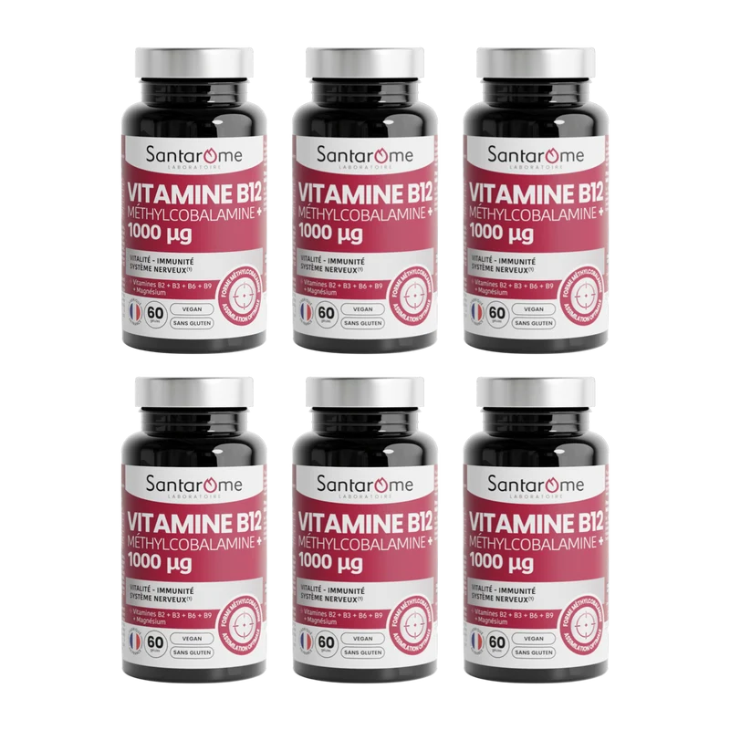 Vitamine B12 Méthylcobalamine + 1000 µg - 60 gélules