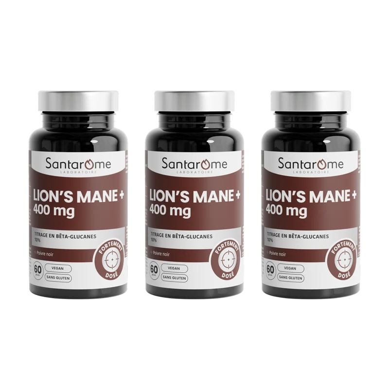 Lion's Mane + 400 mg - 60 gélules