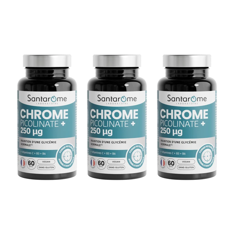 Chrome Picolinate + 250 µg - 60 Gélules