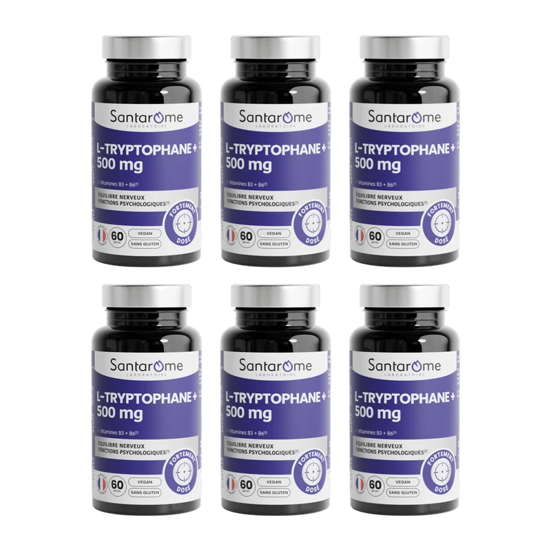 L-Tryptophane + 500 mg - 60 Gélules