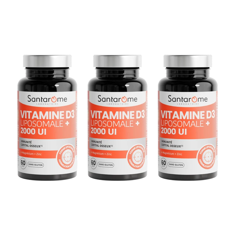 Vitamine D3 Liposomale + 2000 UI - 60 gélules