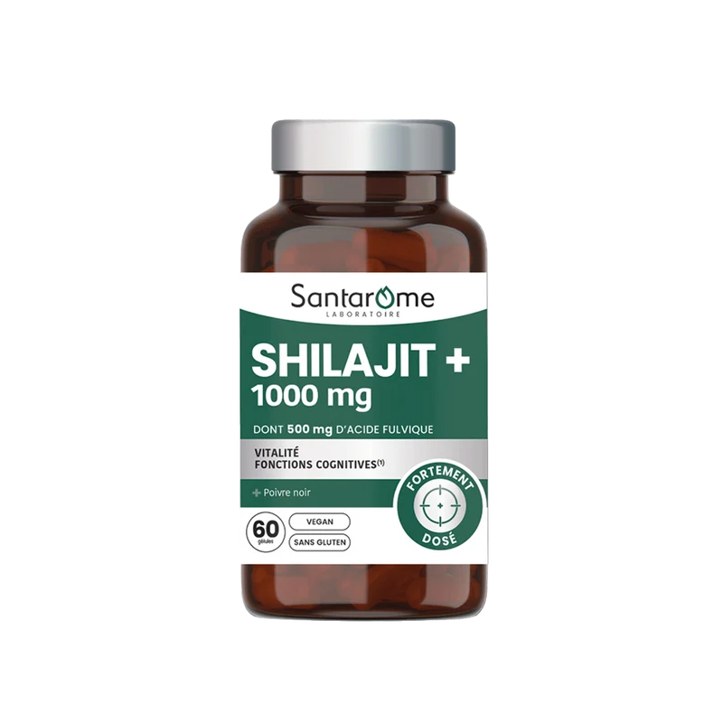 Shilajit + 1000 mg - 60 gélules