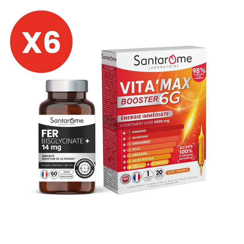 Pack Anti-Fatigue - Fer + Booster