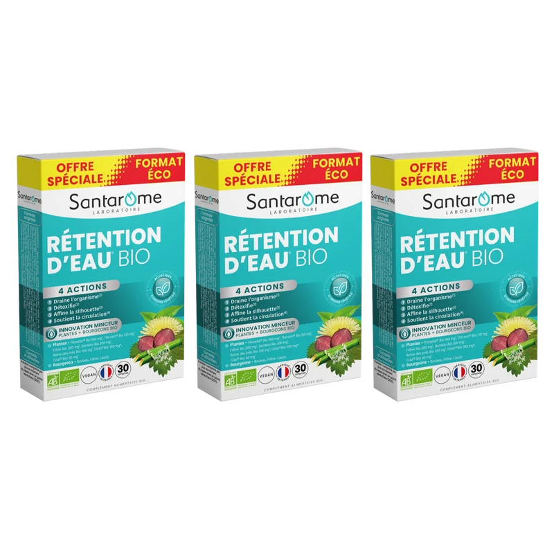 Rétention d'Eau Bio - 30 comprimés