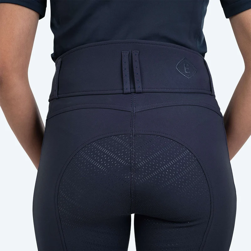 Elvera Equestrian Pantalon d'Équitation Performance Bling Kings Navy
