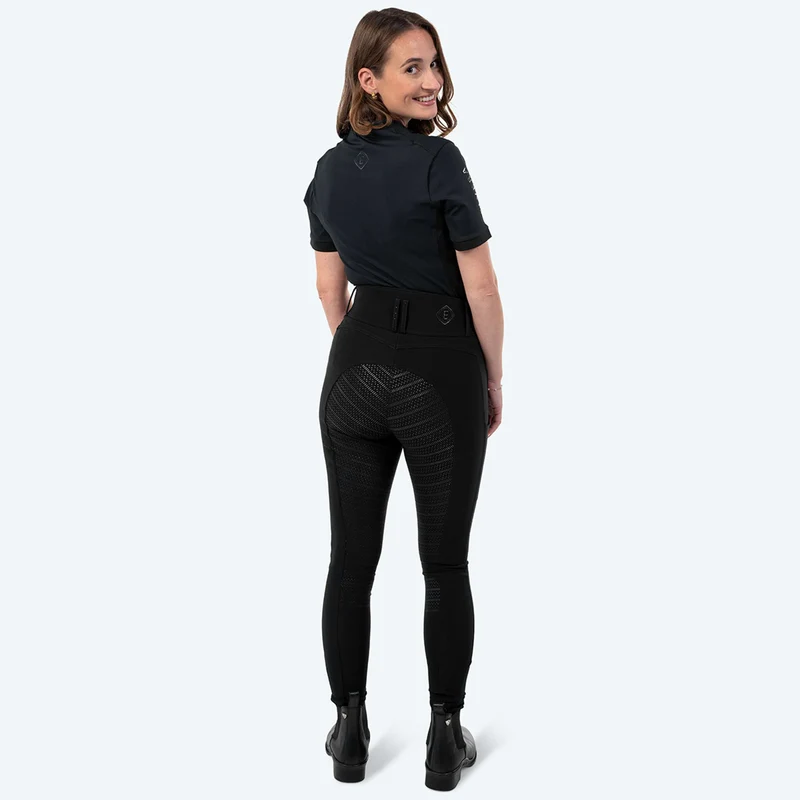 Elvera Equestrian T-shirt Randonnée EEVexa Courte Manche Noir