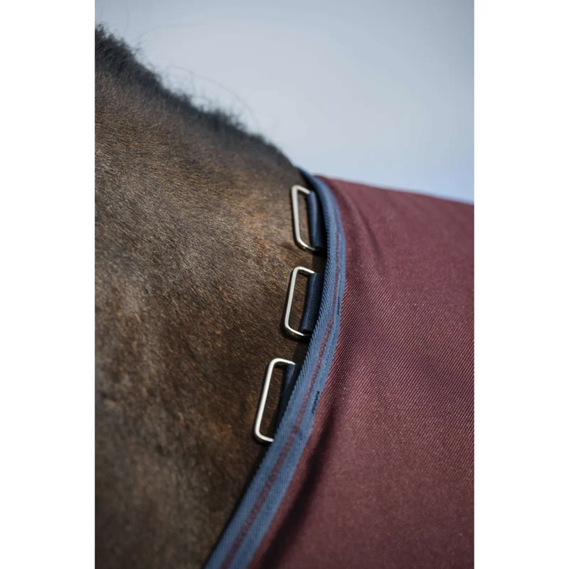 Amigo Turnout 1200D 100g Burgundy/Navy/Titanium Grey