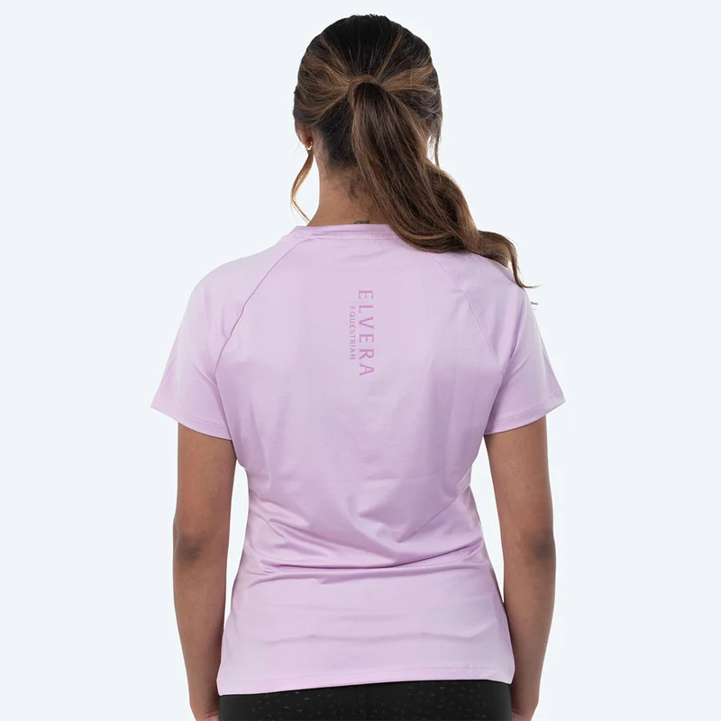 Elvera Equestrian T-shirt de performance EENova Lila Purple