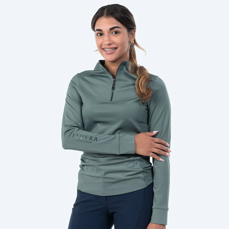 Elvera Equestrian T-shirt Randonnée EEMexa Longue Manche Oregano