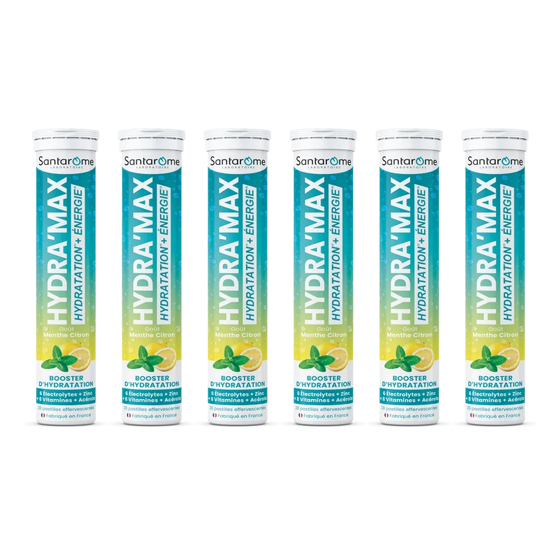 HYDRA'MAX Menthe Citron - 20 pastilles hydratation