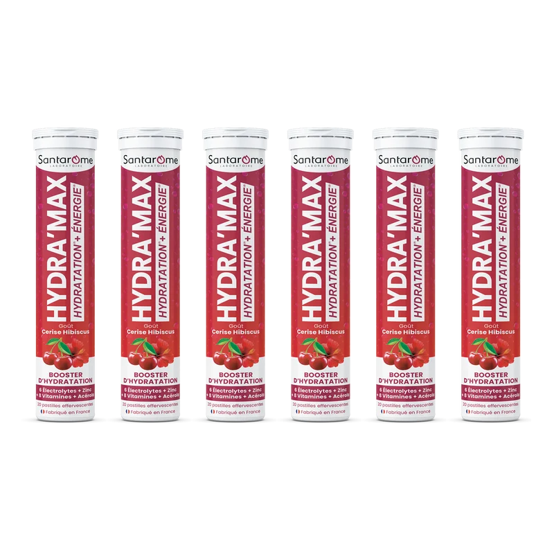 HYDRA'MAX Cerise Hibiscus - 20 pastilles hydratation