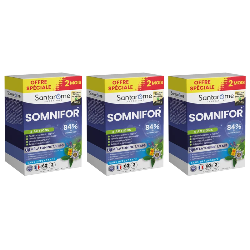 Somnifor 4 Actions - 60 comprimés sommeil